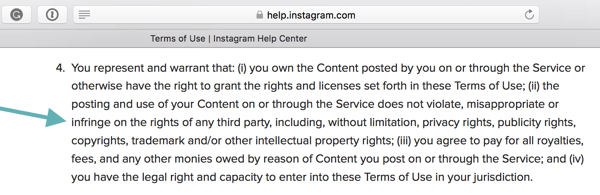 Los Términos de uso de Instagram establecen que los usuarios deben cumplir con los Lineamientos de la comunidad.