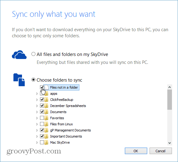 Cómo sincronizar carpetas específicas de SkyDrive a su computadora