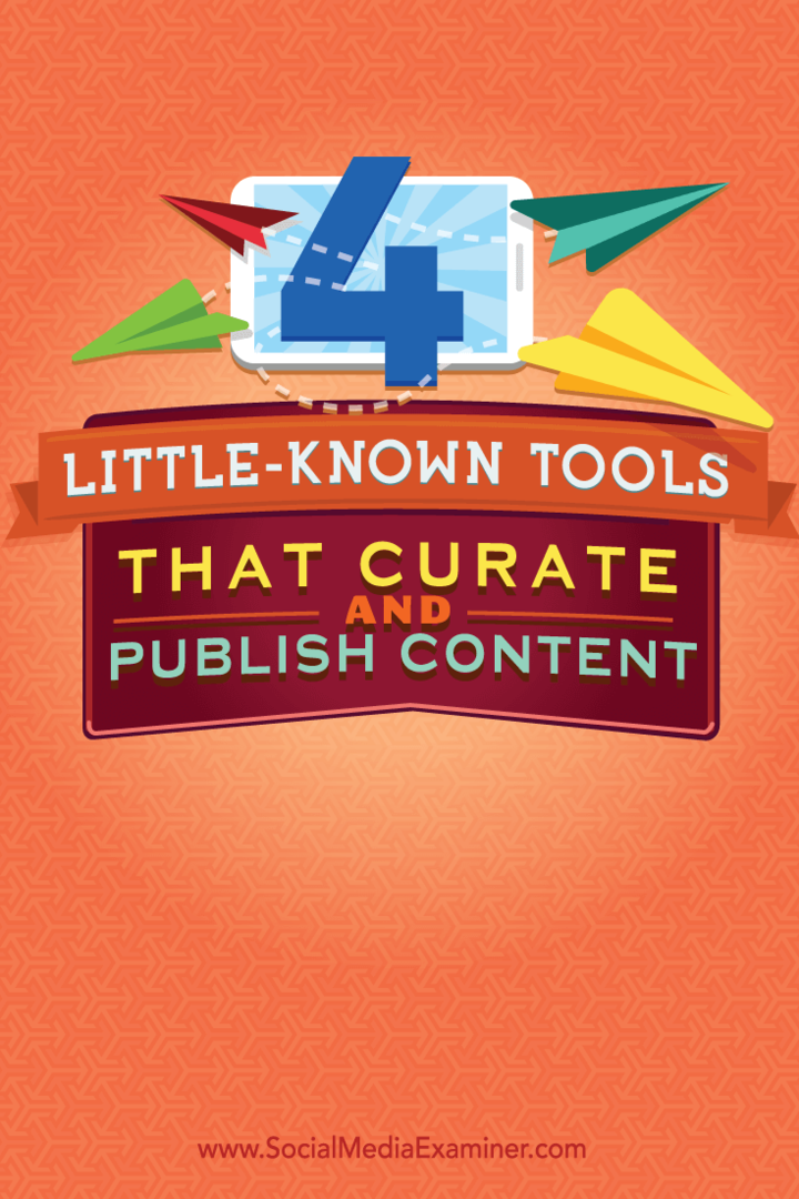 4 herramientas poco conocidas para curar y publicar contenido: examinador de redes sociales
