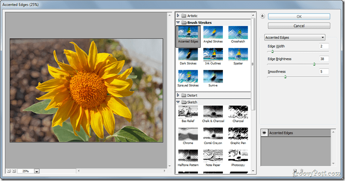 GroovyPost enseña Photoshop: los fundamentos de los filtros, incluido Liquify