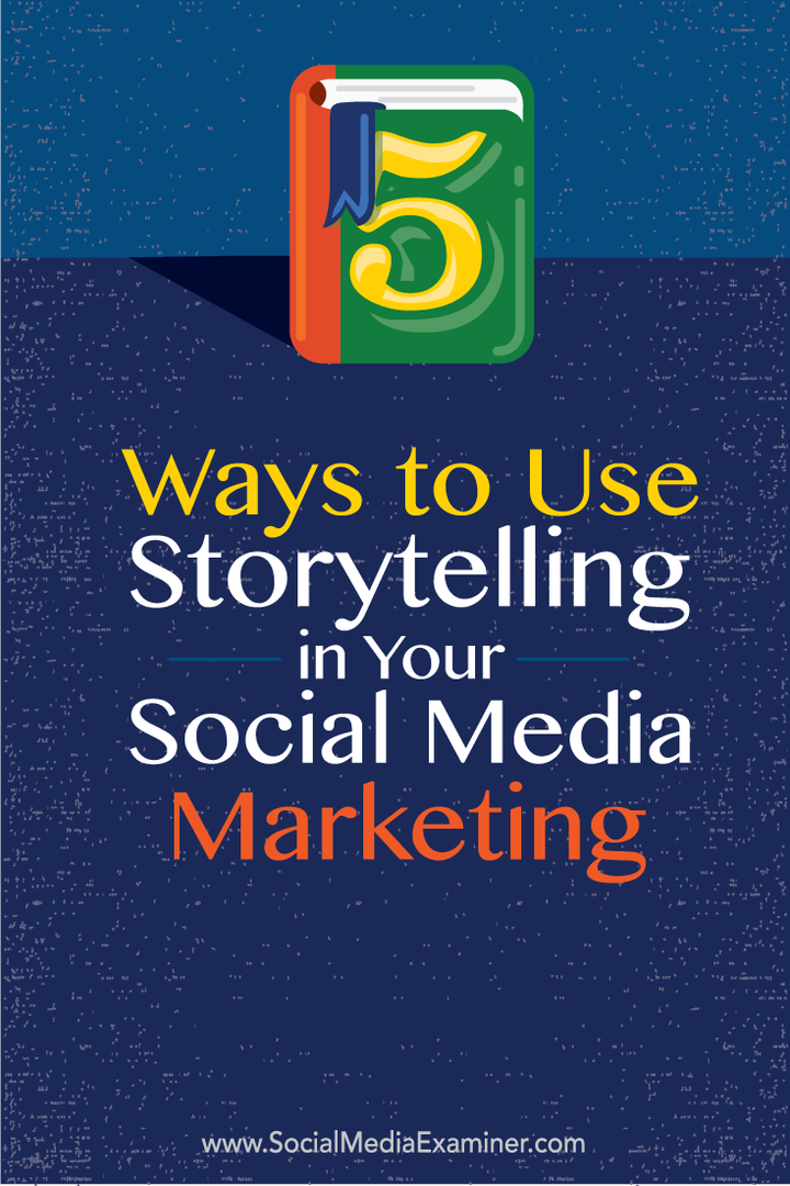 cómo usar la narración en su marketing de redes sociales