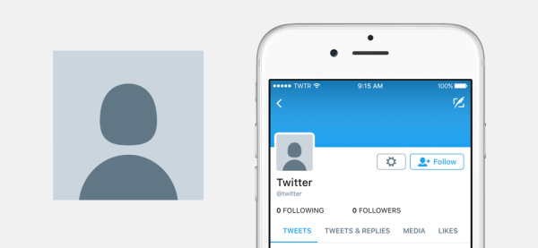 Twitter reveló una nueva foto de perfil predeterminada para nuevas cuentas.