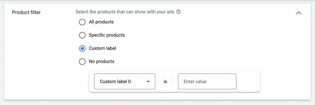 cómo-configurar-el-feed-del-producto-usando-youtube-shorts-ads-product-filter-dropdown-all-specific-products-custom-label-no-products-example-15