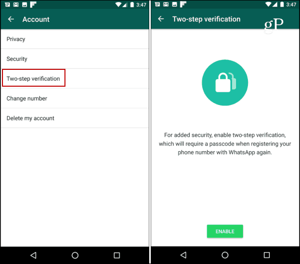 Cómo asegurar su cuenta de WhatsApp con la verificación en dos pasos