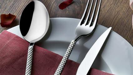 ¿Qué se debe considerar al comprar tenedor, cuchara y cuchillo?