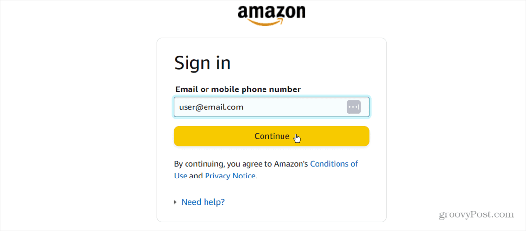 Configure claves de acceso en su cuenta de Amazon