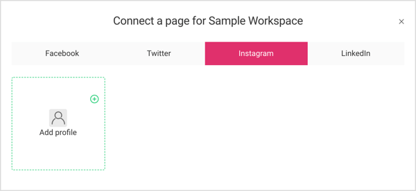 Conectar la cuenta de Instagram al espacio de trabajo de Planable