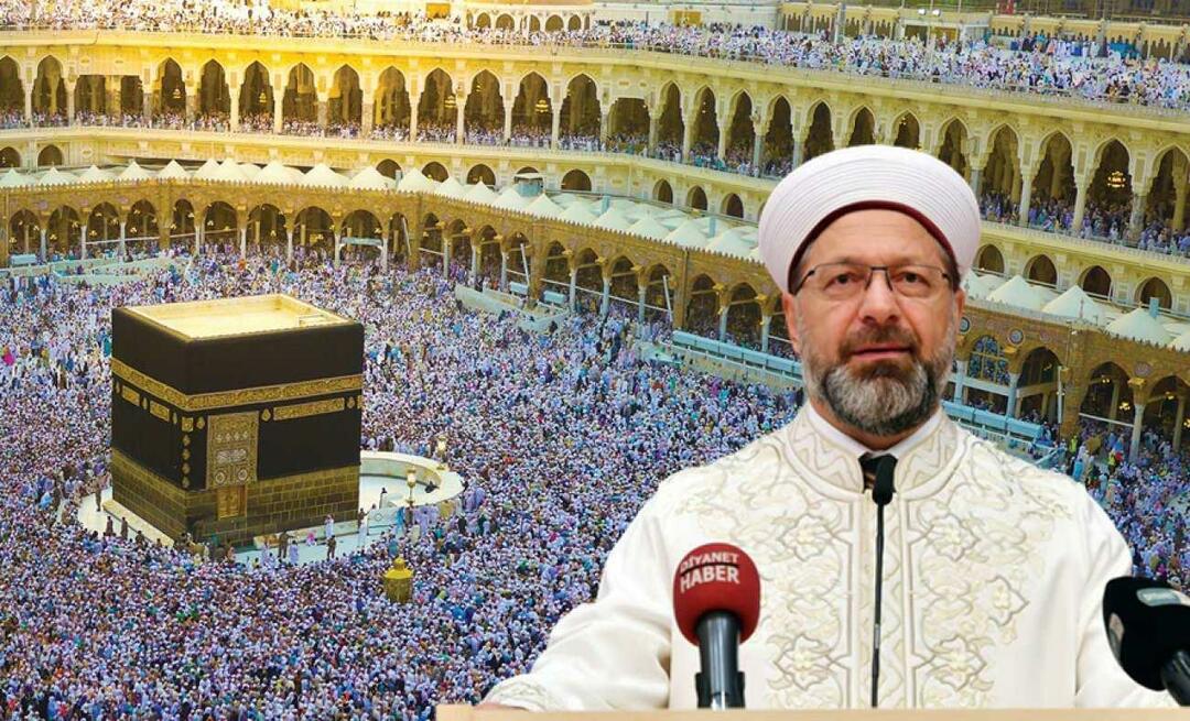 La Diyanet ha anunciado: ¡Se ha anunciado la cuota del Hajj para 2023!