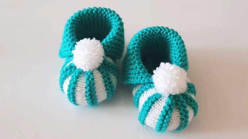 Zapatos de bebé Pompon
