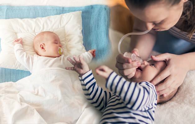 ¿Cómo limpiar la nariz en los bebés?