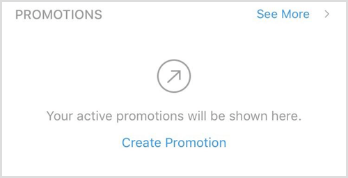 Promociones de Instagram Insights