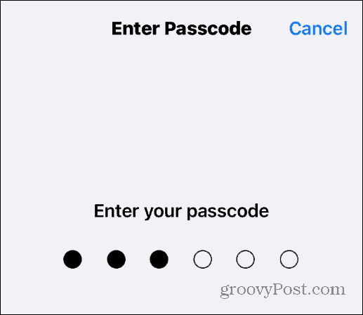 Cambiar el código de acceso en iPhone