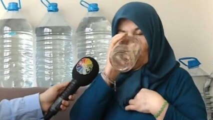 ¡La historia de tía Necla, que bebe 25 litros de agua al día!