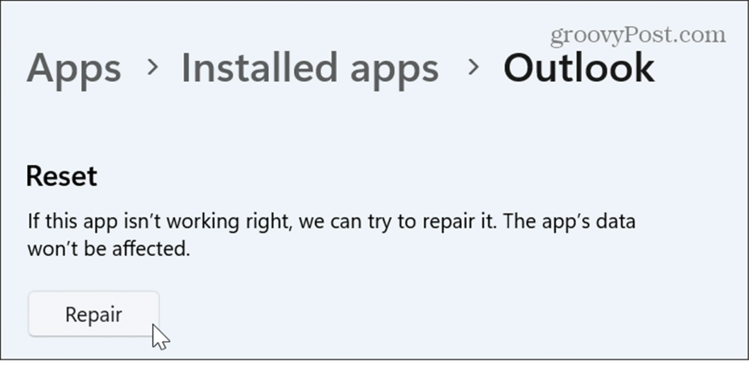 Cómo reparar o restablecer aplicaciones de Windows 11