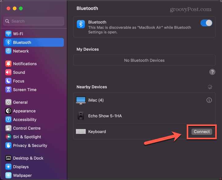 mac conectar teclado bluetooth