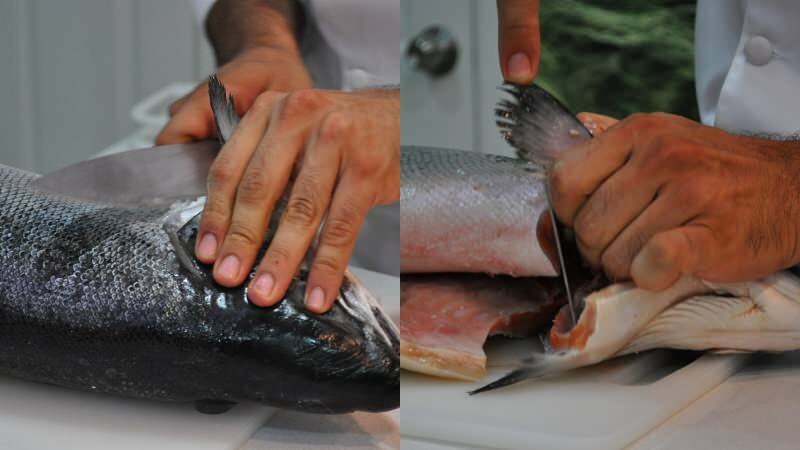 ¿Cómo limpiar la lubina? ¿Qué cuchillo se usa para abrir pescado?