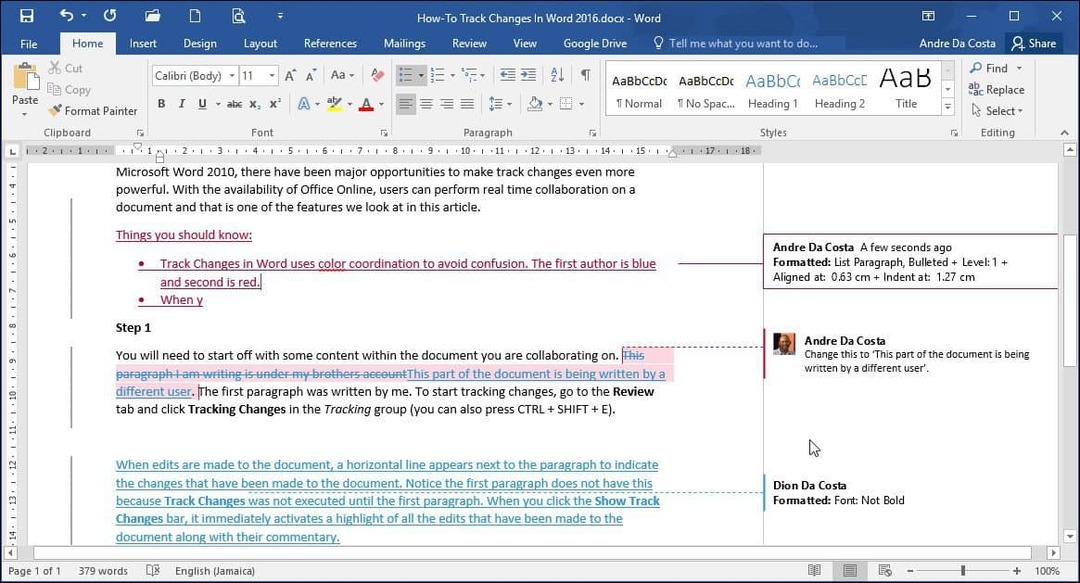 Cómo rastrear cambios en documentos de Microsoft Word
