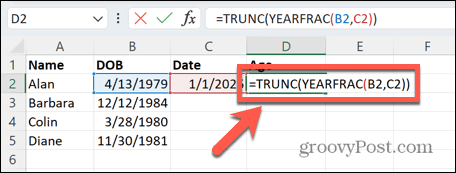 fórmula de fecha específica de excel