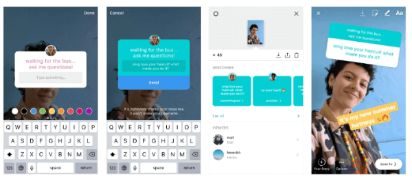 Instagram debutó con una etiqueta de preguntas interactivas en Instagram Stories, una nueva y divertida forma de iniciar conversaciones con tus amigos para que puedan conocerse mejor.