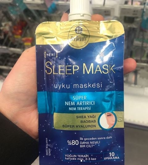 Revisión de la máscara de sueño de belleza de abeja