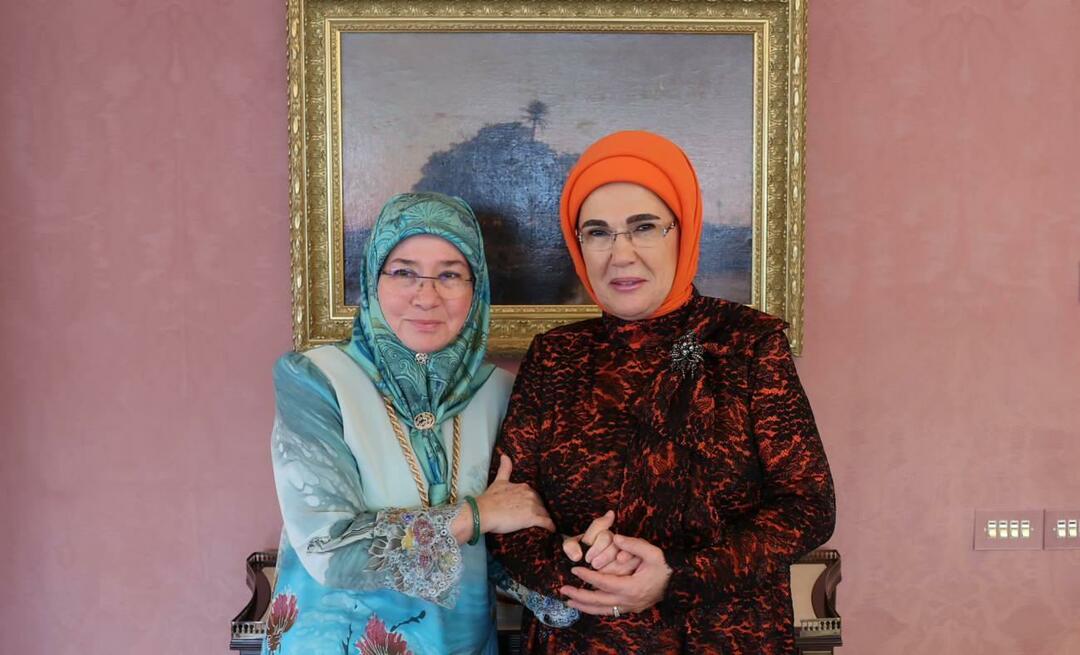 ¡La Primera Dama Erdoğan se reunió con la Reina de Malasia!