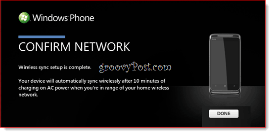 Sincronización inalámbrica de Windows Phone 7 con Zune