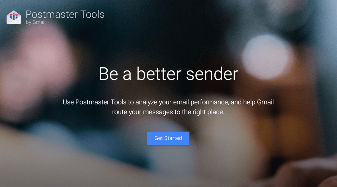 Herramientas de postmaster de Google