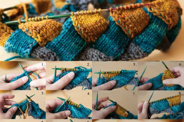 Estilo de tejer más fácil: práctica fabricación de telas cruzadas