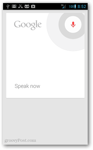 Lista de comandos de voz de Google Now