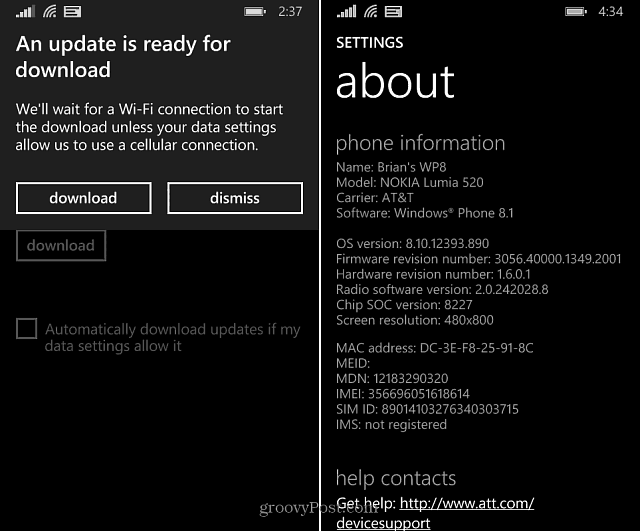 Windows Phone 8.1 Preview obtiene otra actualización
