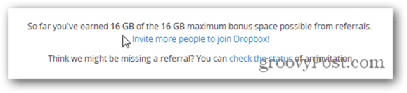 dropbox aumenta la bonificación de referencia a 16 gb