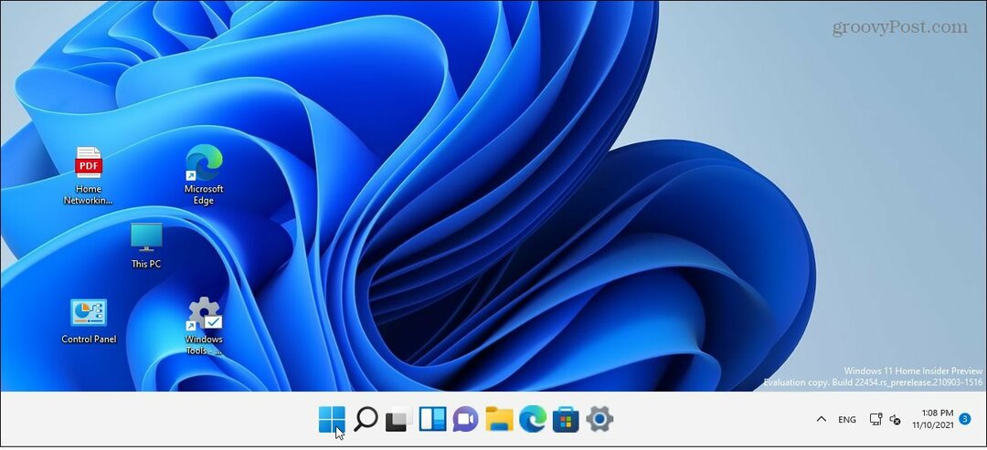 La barra de tareas más grande de Windows 11