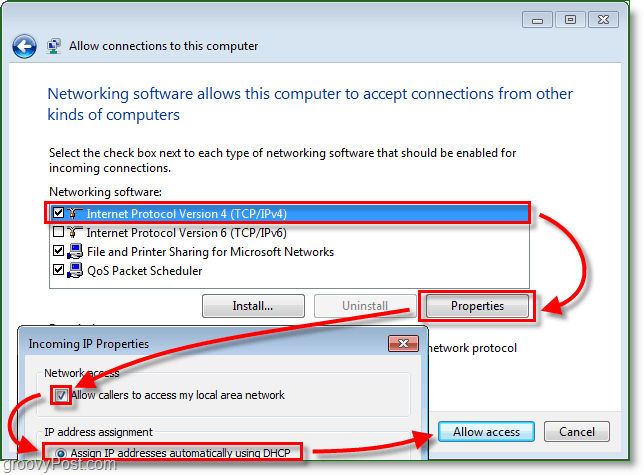 Configure una VPN - Host PPTP en su PC con Windows 7 [Procedimientos]