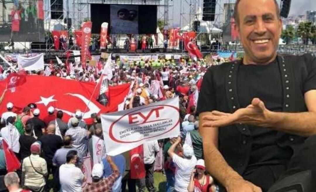 ¡Haluk Levent se dirigió a los miembros de EYT después de la declaración de Erdoğan! 