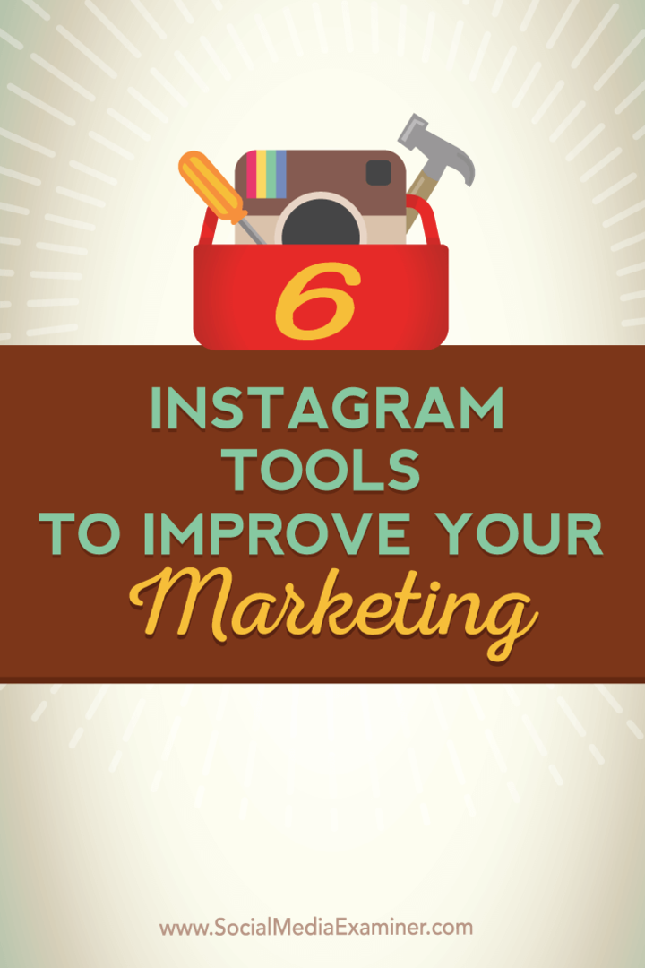 6 herramientas de Instagram para mejorar su marketing: examinador de redes sociales