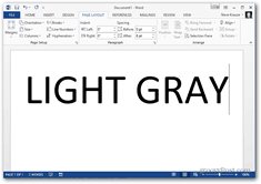 tema de cambio de color de Office 2013 - tema gris claro