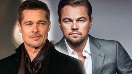 Frente a Brad Pitt, Leonardo DiCaprio! Brat Pitt como un niño ...