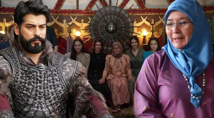 La reina de Malasia resulta ser fanática del establishment Osman: das lecciones de historia en cada episodio