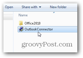 Outlook.com Outlook Hotmail Connector - Inicie el instalador outlookconnector.exe