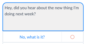 Use botones para permitir que las personas avancen con las conversaciones del bot de Messenger.