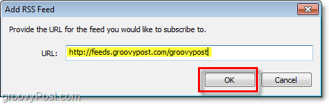 suscribirse a un feed RSS en Windows Live Mail