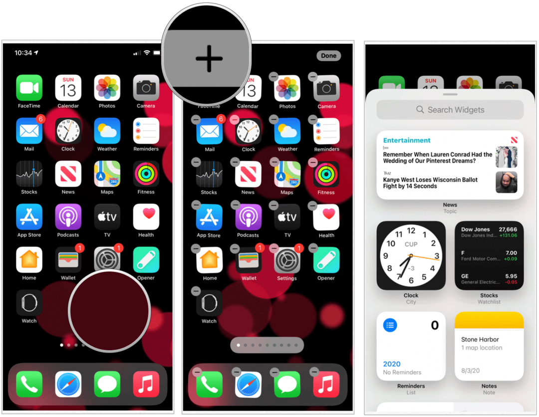 Configuración de widgets de iOS 14