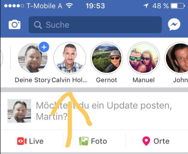Parece que Facebook ahora permite que determinadas páginas compartan historias de Facebook.