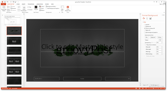 Plantilla de Office 2013 Crear Hacer diseño personalizado POTX Personalizar Diapositivas Tutorial Cómo hacer un fondo