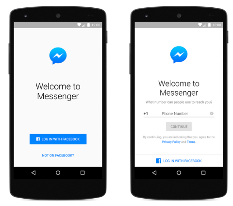 Facebook Messenger ya no requiere una cuenta de Facebook