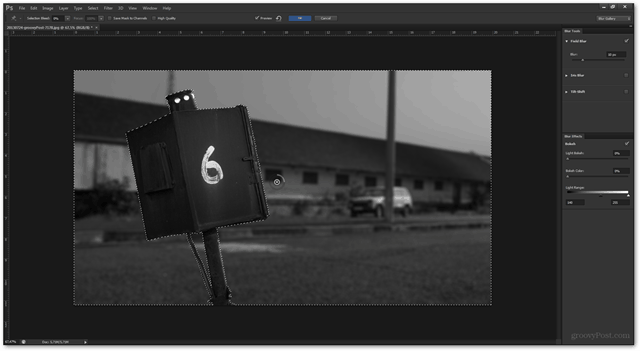 desenfoque galería efecto pantalla photoshop bokeh efecto de fotografía de fondo borroso cómo tutorial