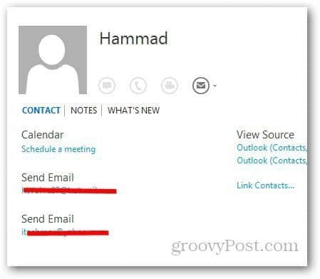 Combinar contactos Outlook 4