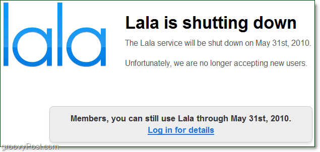 lala.com se cierra
