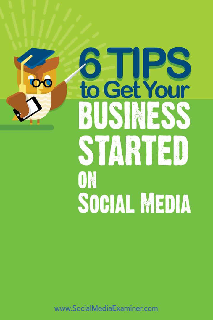 6 consejos para iniciar su negocio en las redes sociales: examinador de redes sociales