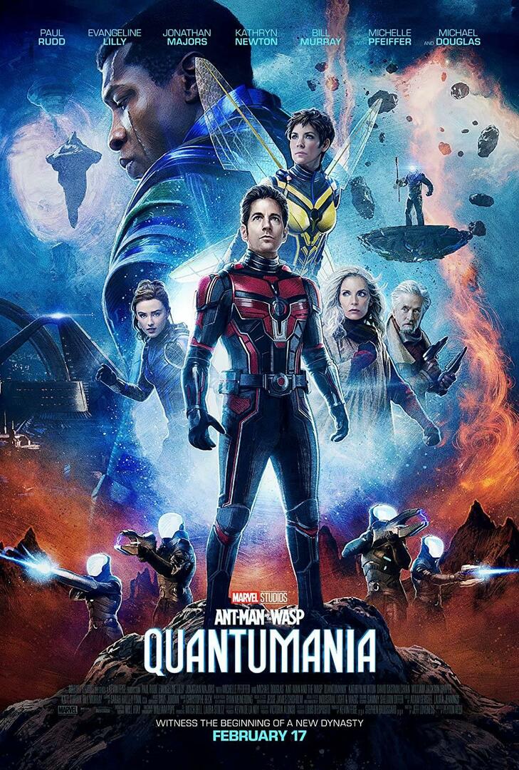 Ant-Man y la Avispa: póster de la película Quantumania